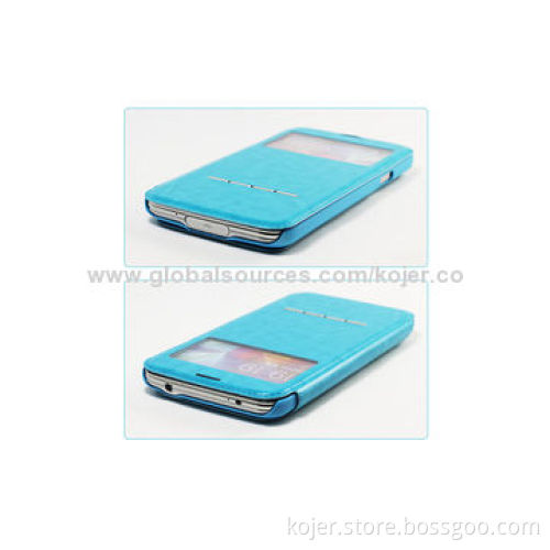 New Products Flip Mobile Phone Cases for Samsung Galaxy S5, Fine Stitch SewingNew